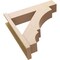 Ekena Millwork 8-in W x 34-in D x 34-in H Balboa Block Rough Cedar Woodgrain TimberThane Outlooker, Primed Tan OUTUR080X34X34BOA44RCPR - alternate 3